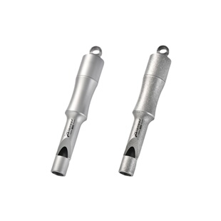 钛合金口哨收纳舱防水密封舱药丸盒打火机多功能应急爆音地震口哨