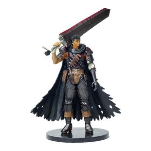 剑风传奇游戏 gk改 格斯手办 黑色剑士拿大刀 战损染血版模型摆件