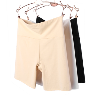 高腰安全裤女防走光夏薄款打底裤冰丝无痕内裤不卷边收腹保险短裤