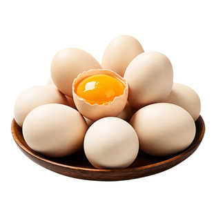 逗别三日新鲜鸡蛋10枚50g大谷物富硒鸡蛋农家散养笨柴草鸡蛋40枚