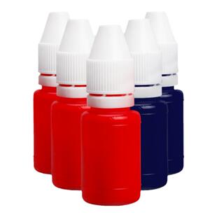 千百代原子印油快干原子印章印台油红色蓝色补充油速干油性快干印油