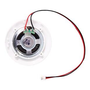 57mm/40mm黑色带外壳扬声器 白色喇叭 8欧1W、0.5W大音量 内磁