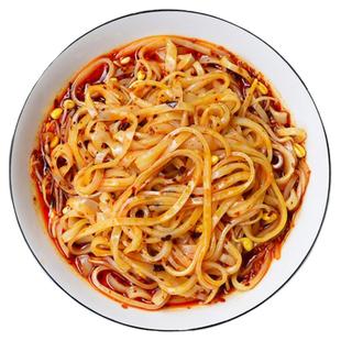 汉中米皮开袋即食陕西凉皮汉中面皮热米皮真空包装汉峰缘速食米皮