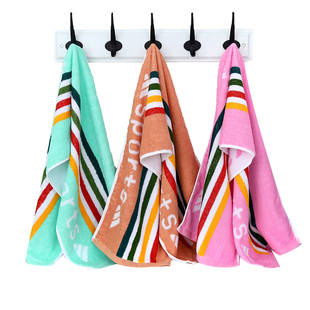 运动毛巾34*120cm洗澡夏季薄款毛巾长条健身加长纯棉长款吸水