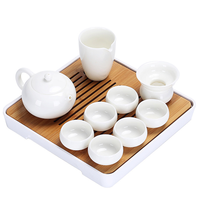 德化白瓷功夫茶具日式简约办公