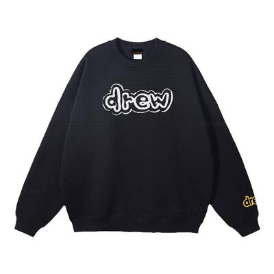 Drew字母圆领卫衣秋冬上衣男