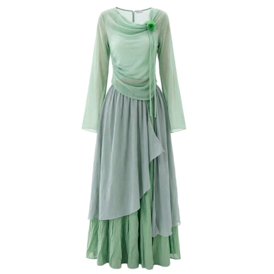 翠色欲流古典舞艺考演出服女套装