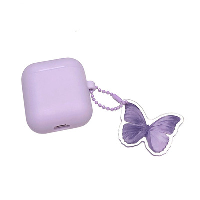 紫葡萄液态硅胶耳机套硅胶苹果