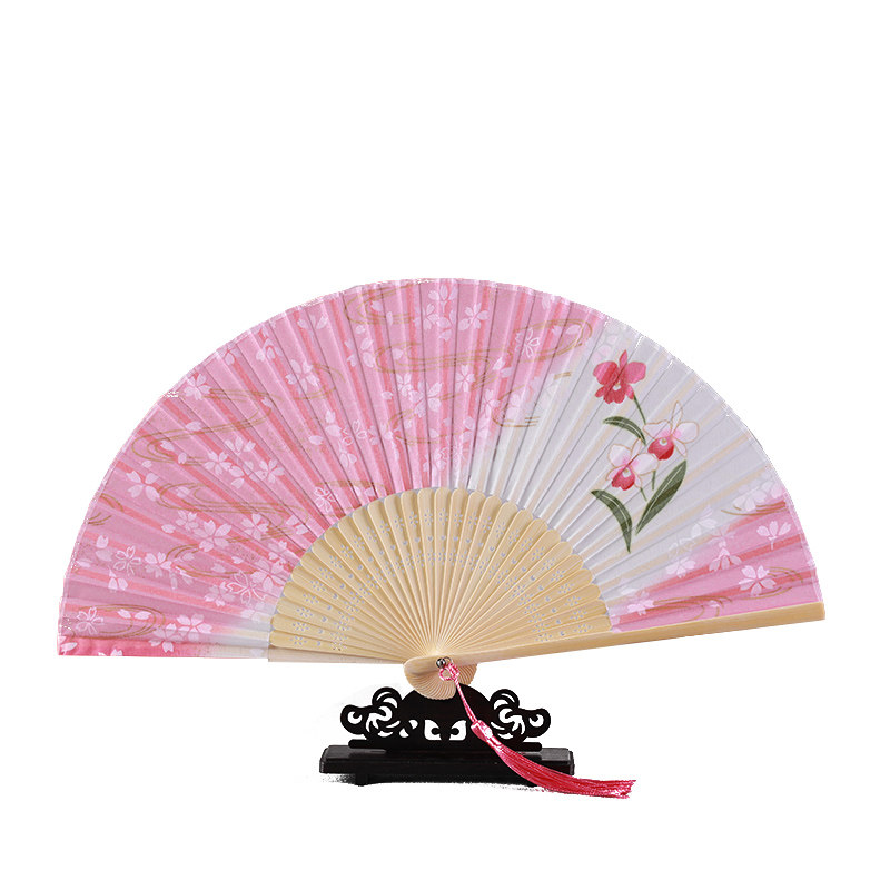女士真丝舞蹈古风折扇走秀汉服