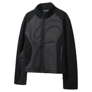 SoleMass Down Jacket 羽绒服夹克 90白鸭绒立领拼接上衣外套冬