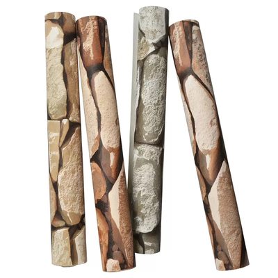 自粘石头墙纸防水防潮壁纸墙贴纸