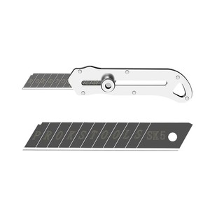 不锈钢美工刀重型加厚裁纸刀超锋利开箱壁纸刀墙纸刀片全金属刀架