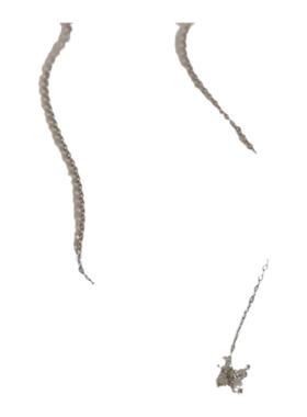 四叶草锆石复古锁骨链