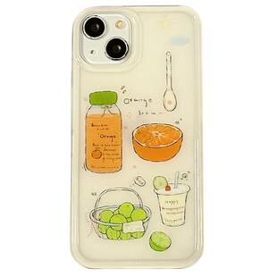 ins韩系夏日水果榨汁饮料适用苹果16promax手机壳iphone15pro新款13小众14promax硅胶14双层16pro创意15全包