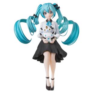 正版世嘉现货 初音未来 玉桂狗与MILK联名 泡面压手办景品礼物