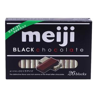 3盒日本进口高端零食Meiji明治钢琴黑巧克力金条抹茶特浓牛奶糖果