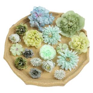 仿真花diy材料包学士帽花艺绢花diy手工古风汉服头饰配件婚庆装饰