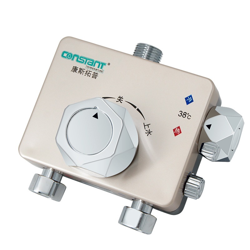 0WYV明装恒温阀太阳能热水器智能恒温器调温控混水阀冷热龙头