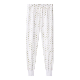 春织老人纯棉秋裤春季薄款女中老年妈妈宽松棉毛裤大码全棉保暖裤