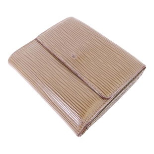 中古LV路易威登女B级9新wallet钱包牛皮短钱包棕色BRANDOFF正品