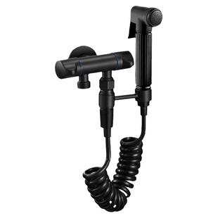 星相惜马桶冲洗喷枪一进二出家用厕所卫生间高压黄铜马桶喷枪伴侣