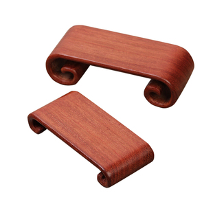 红木墨床 双层书卷 墨台文房用具 仿古黑梓木整料 笔搁双重功能