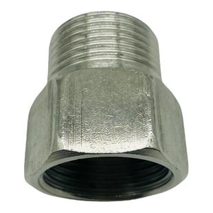 不锈钢内外丝直接内丝接头加厚加长6分转4分变径头水龙头水管配件