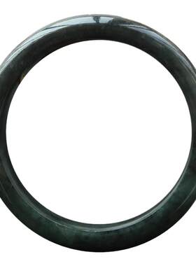 老坑天然墨翠手镯珠宝玉器