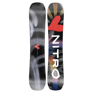 NITRO尼卓雪板OPTISYM彩虹板2526男款公园平花全地域单板滑雪板