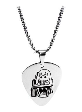 钛钢珍珠链男女通用孤独摇滚项链