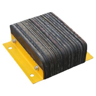 角铁防撞块码头仓库橡胶缓冲垫物流卸货平台墙面保护器货车止退器