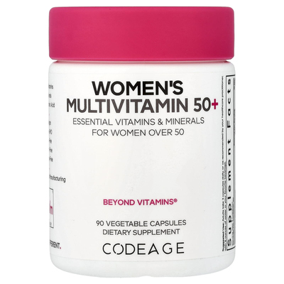 Codeage,Women's Multivitamin 50+, 90 Vegetable Capsules