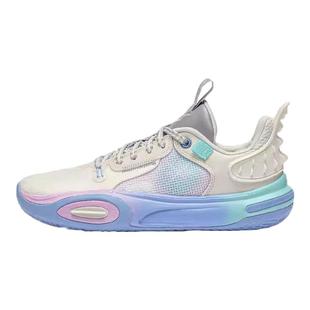 李宁男童全城11篮球鞋男中大童童鞋韦德低帮男球鞋减震实战运动鞋