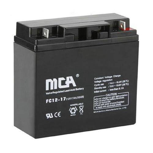 MCA蓄电池FC121712V17AH机房UPS电源配套消防照明EPS直流屏