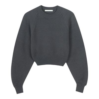 RESIMPLE简单点毛衣女短款宽松套头毛衣辣妹风显瘦上衣秋1192女装