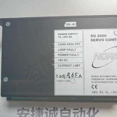 配件NORIS AUTOMATION SG 2000伺服控制器议价