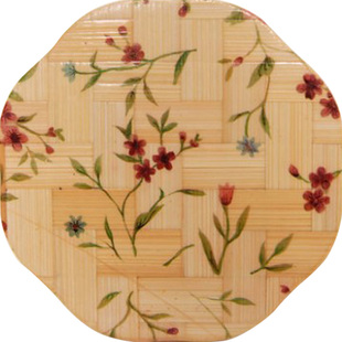 双枪隔热垫子竹子餐垫杯垫餐桌垫盘子垫防烫杯垫锅垫碗垫 DZ2169