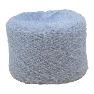 闪光幻彩闪黄金白色玻璃纱金色毛线洗碗巾玻璃丝线手工编织配线