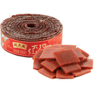 沈大成大地红山楂卷休闲怀旧零食果丹皮山楂果条果干喜庆年节年货