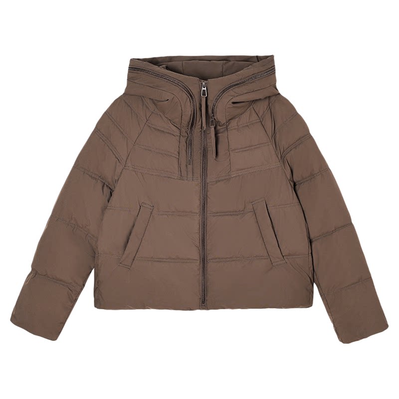 冬季新款韩版连帽加厚保暖女棉服
