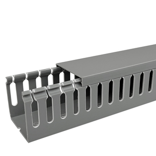 低烟无卤配线槽环保阻燃耐高低温电箱柜走线风能核电PC+ABS行线槽