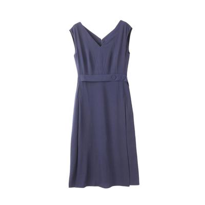 LaviniaV领无袖连衣裙女2025夏季新款时尚气质背心裙法式J53L139