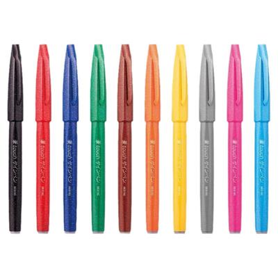 日本派通touch彩色软头笔