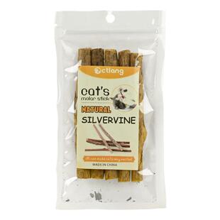 猫磨牙棒猫咪专用幼小猫木天蓼玩具逗猫棒耐咬木头咬不烂啃咬神器