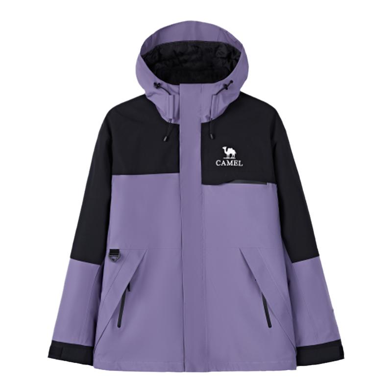 [追风者]骆驼冲锋衣女款三合一2025新款防风防水外套男官方旗舰店