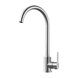 东鹏304不锈钢厨房家用水槽冷热水龙头防溅洗碗菜不锈钢万向旋转