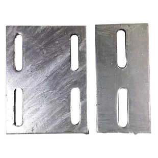 热镀锌预埋板镀锌铁板圆孔预埋钢板幕墙工程预埋件钢管焊接底座板