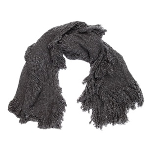 WORLDWIDE/韩国小众废土风亚文化做旧破洞围巾冬季披肩流苏围脖潮