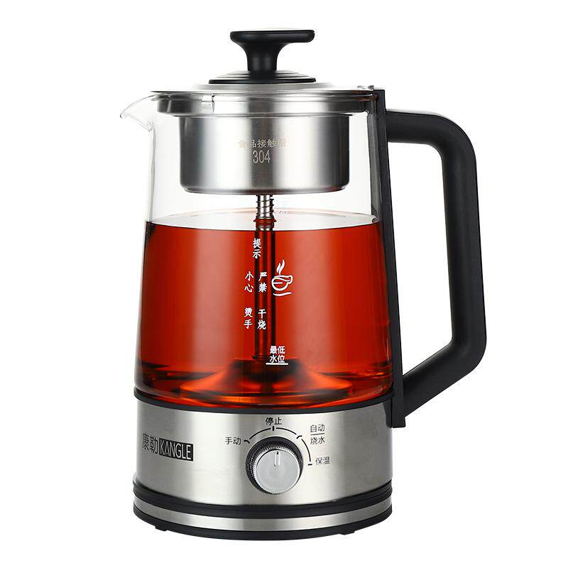 康勒黑茶煮茶器家用蒸汽煮茶壶全自动大容量加厚玻璃办公室养生壶