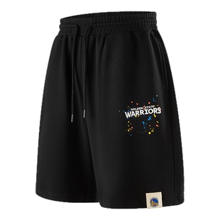 NBA官方勇士/湖人球队文化系列男女同款秋运动休闲短裤